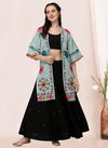 Blue Colour Navrang 2 Female Long Fancy Jacket Collection 2700